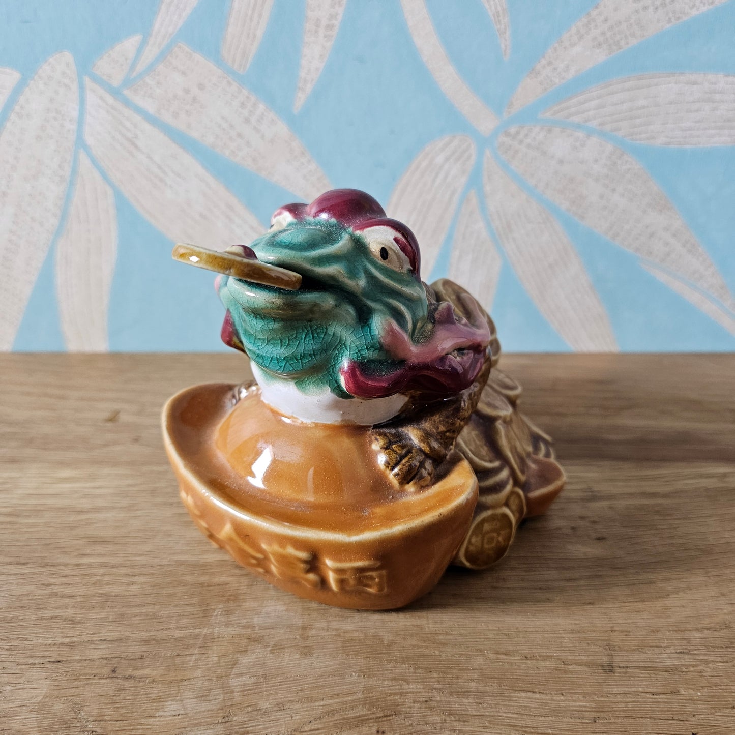Vintage Jin Chan three-legged money frog Feng Shui figurine
