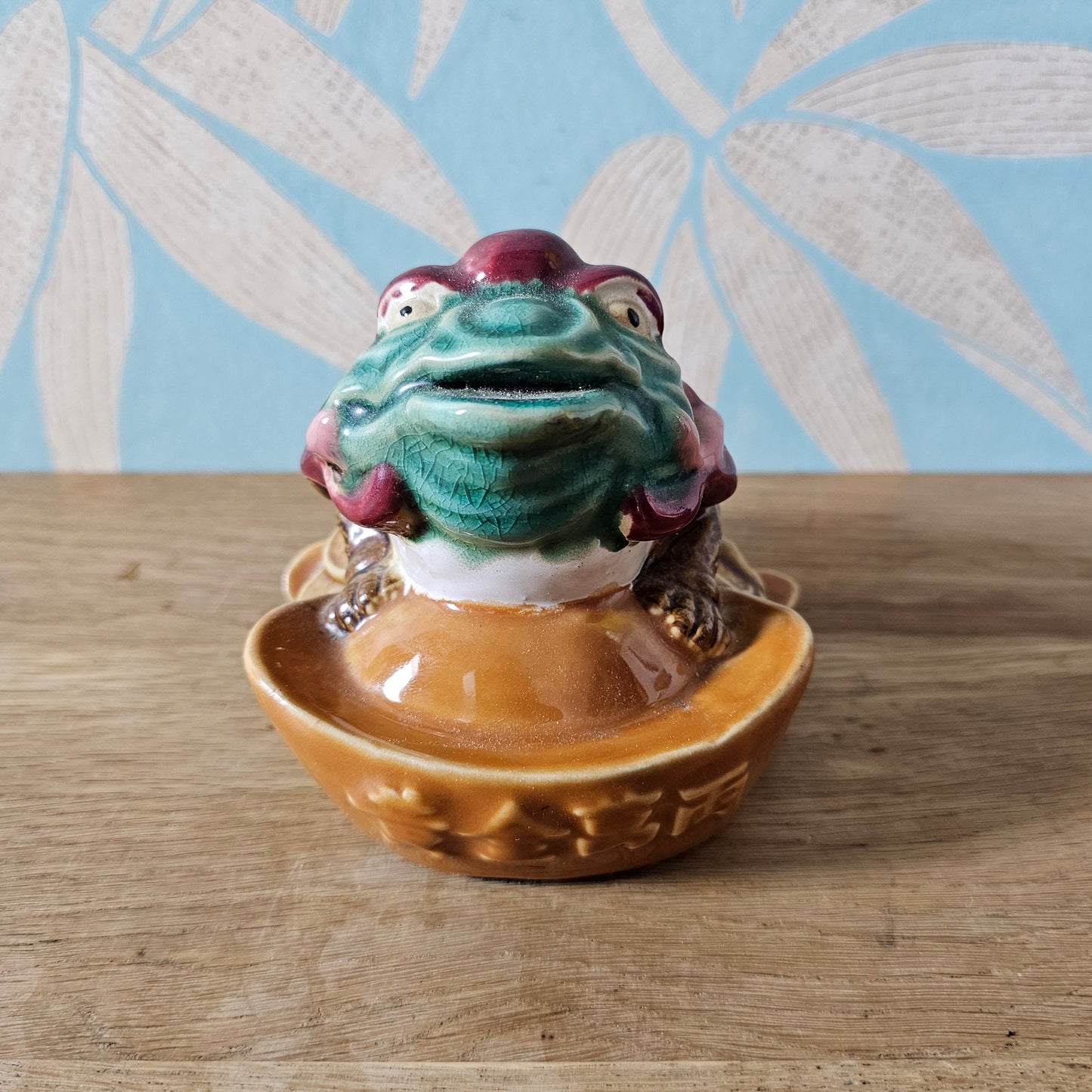Vintage Jin Chan three-legged money frog Feng Shui figurine