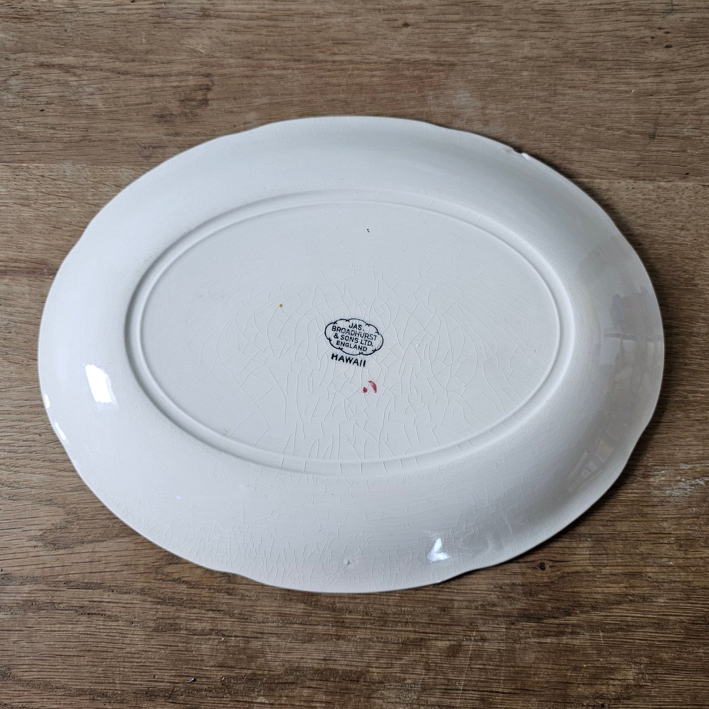 1950s Jas. Broadhurst & Sons Ltd "Hawaii" 4-piece ceramic plate set