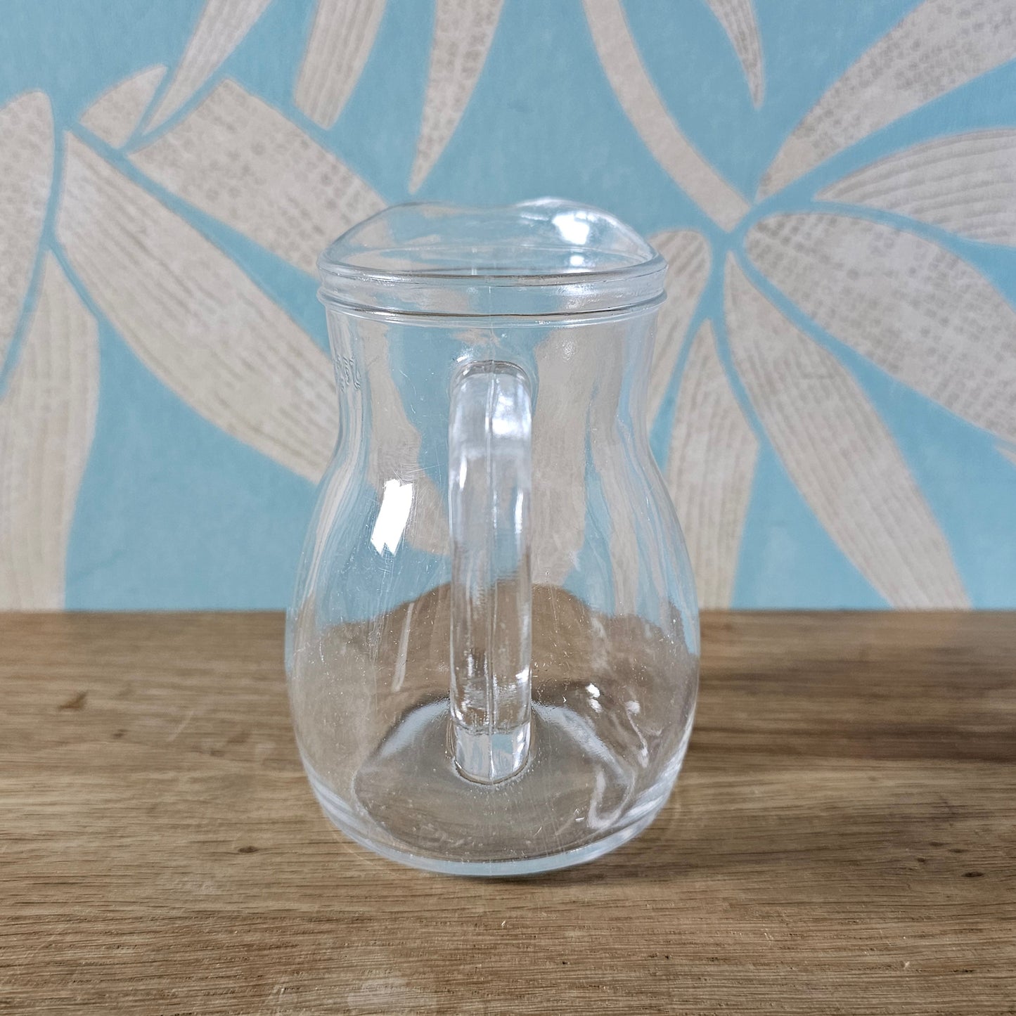 Classic Italian 0.25L clear glass jug