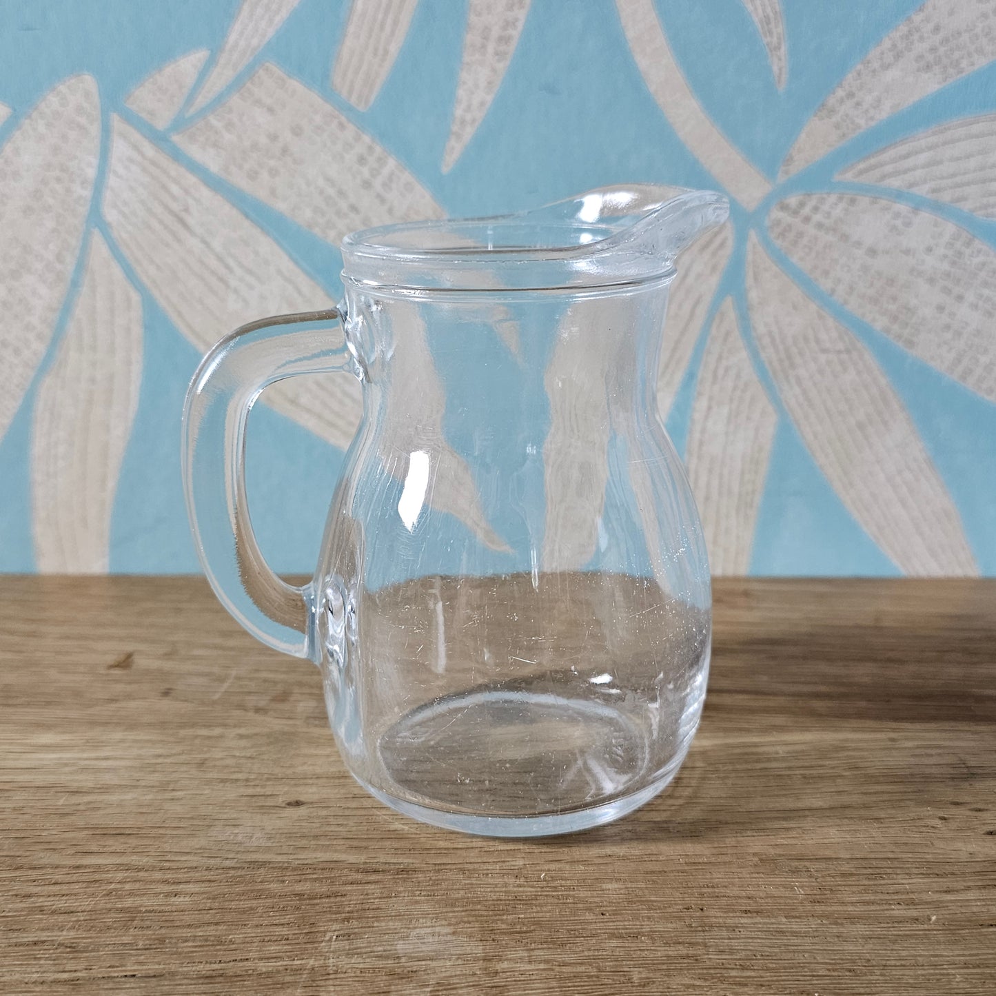 Classic Italian 0.25L clear glass jug