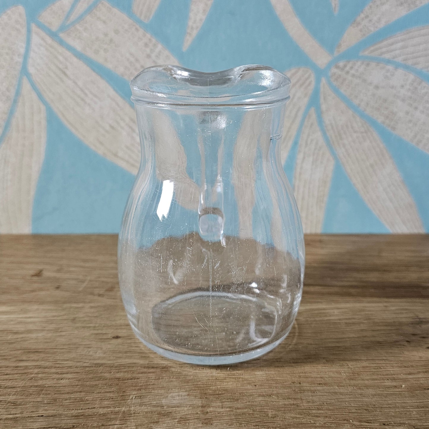 Classic Italian 0.25L clear glass jug