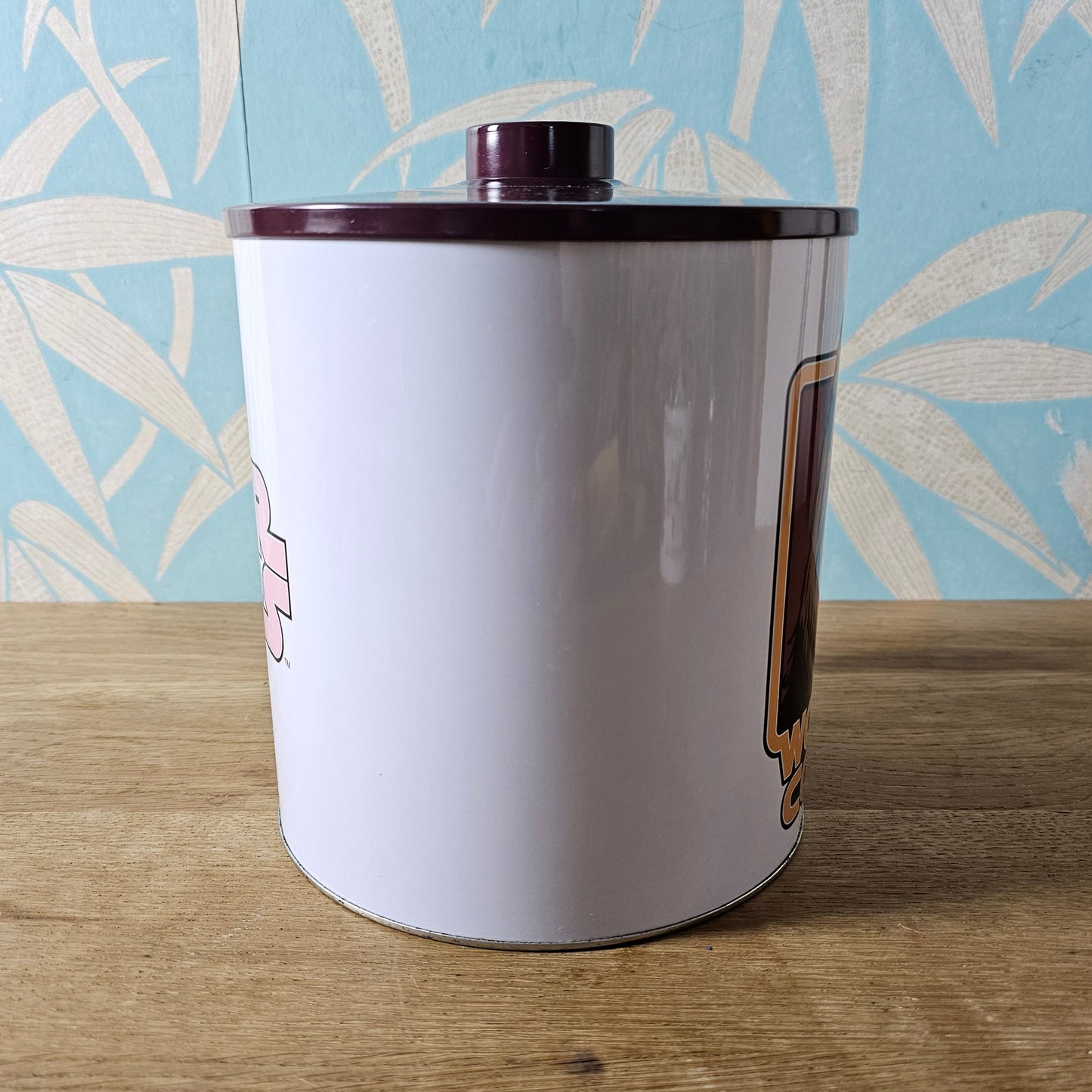 Half Moon Bay retro Wookiee Cookies biscuit barrel tin