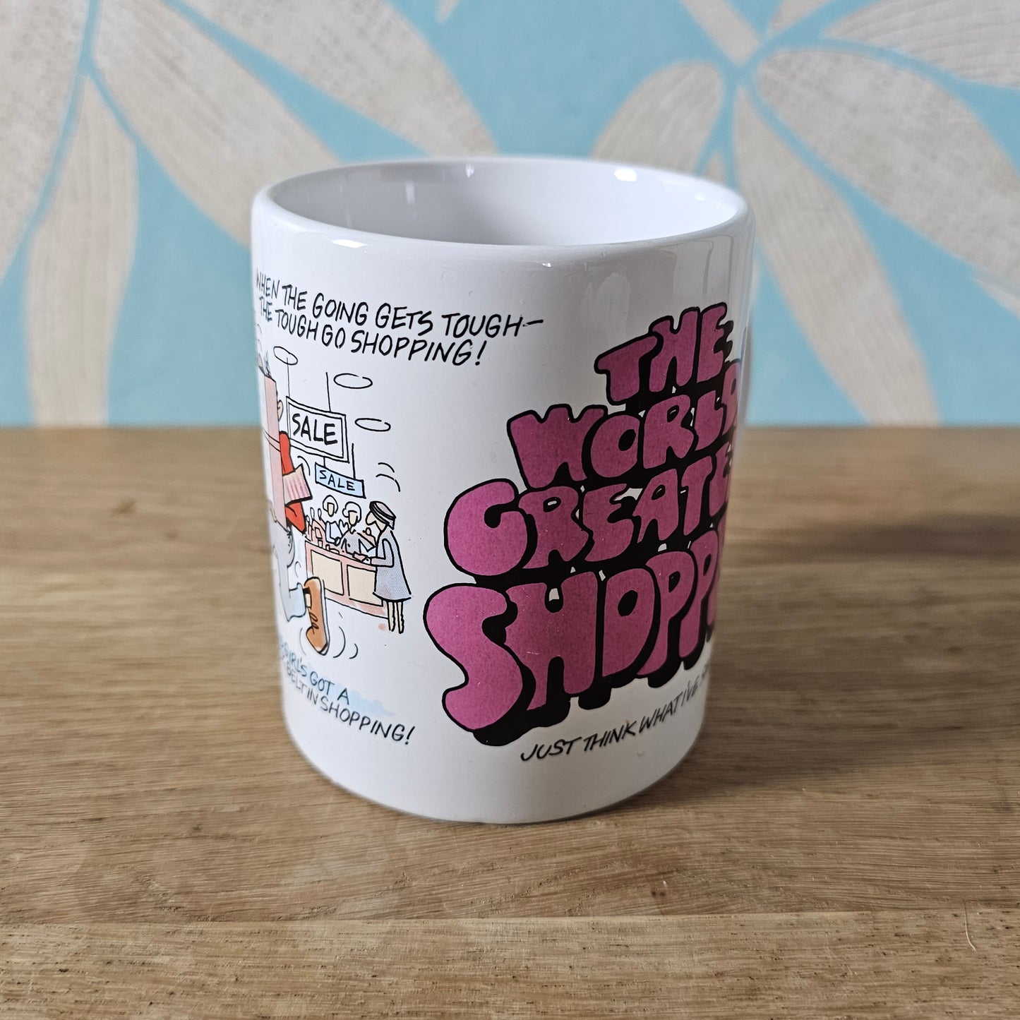 1994 Xpressions "The World's Greatest Shopper" mug