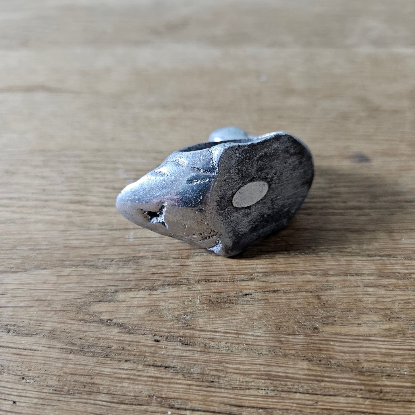 1960s/70s cast aluminium duck napkin ring