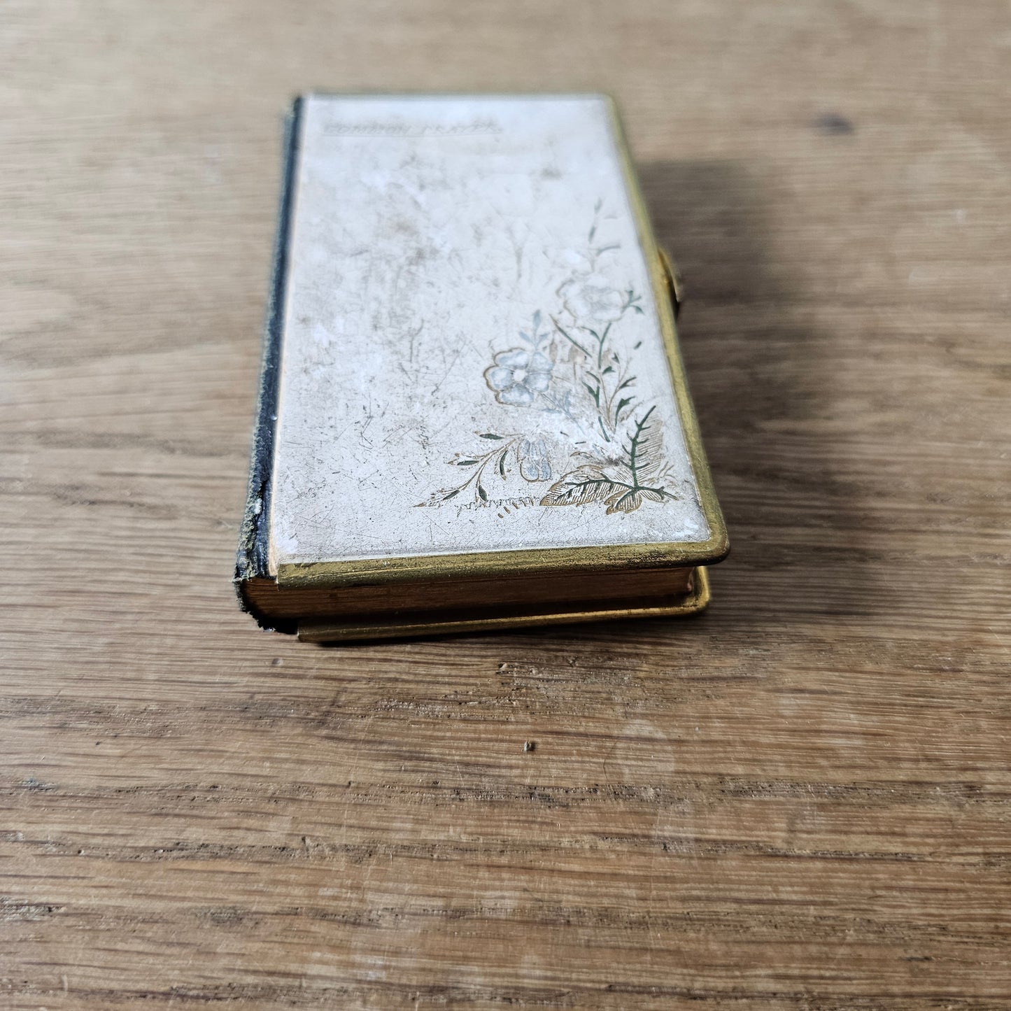 c.1900s Oxford Miniature Book of Common Prayer with brass protective edging