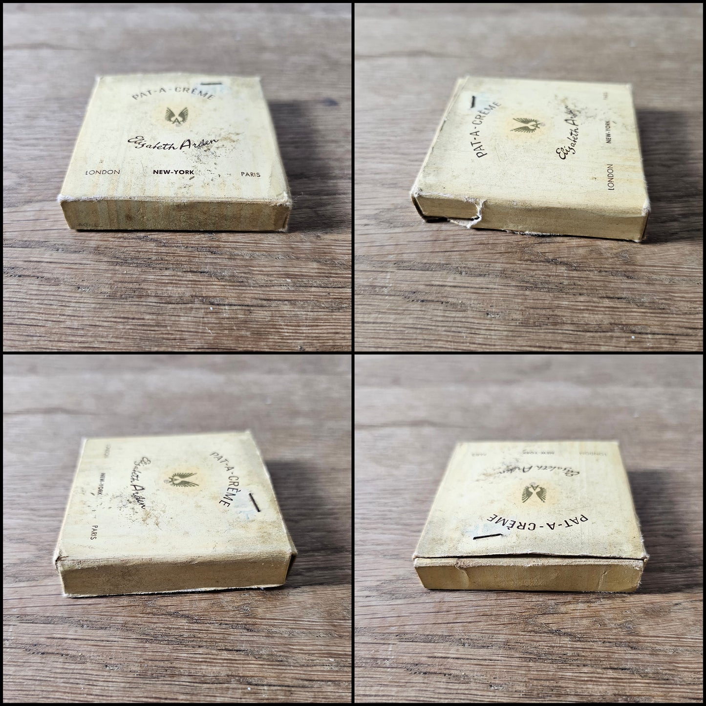 circa. 1950s Elizabeth Arden Pat-a-Creme 'Rachel' fashion make-up cream foundation