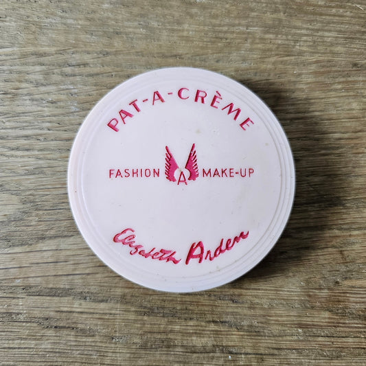 circa. 1950s Elizabeth Arden Pat-a-Creme 'Rachel' fashion make-up cream foundation