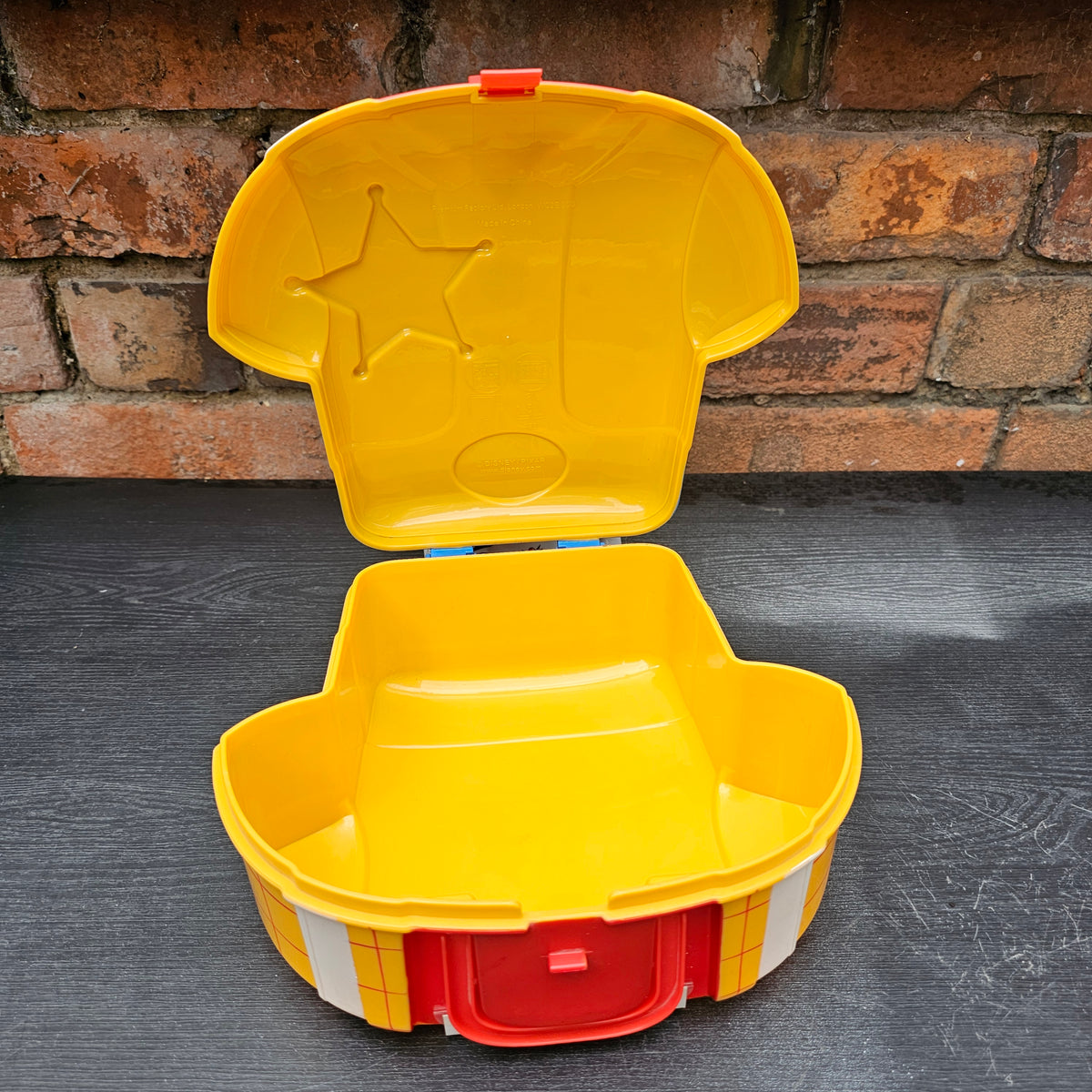 2010 Disney Pixar Toy Story 3 Sheriff Woody moulded character lunch box, unused