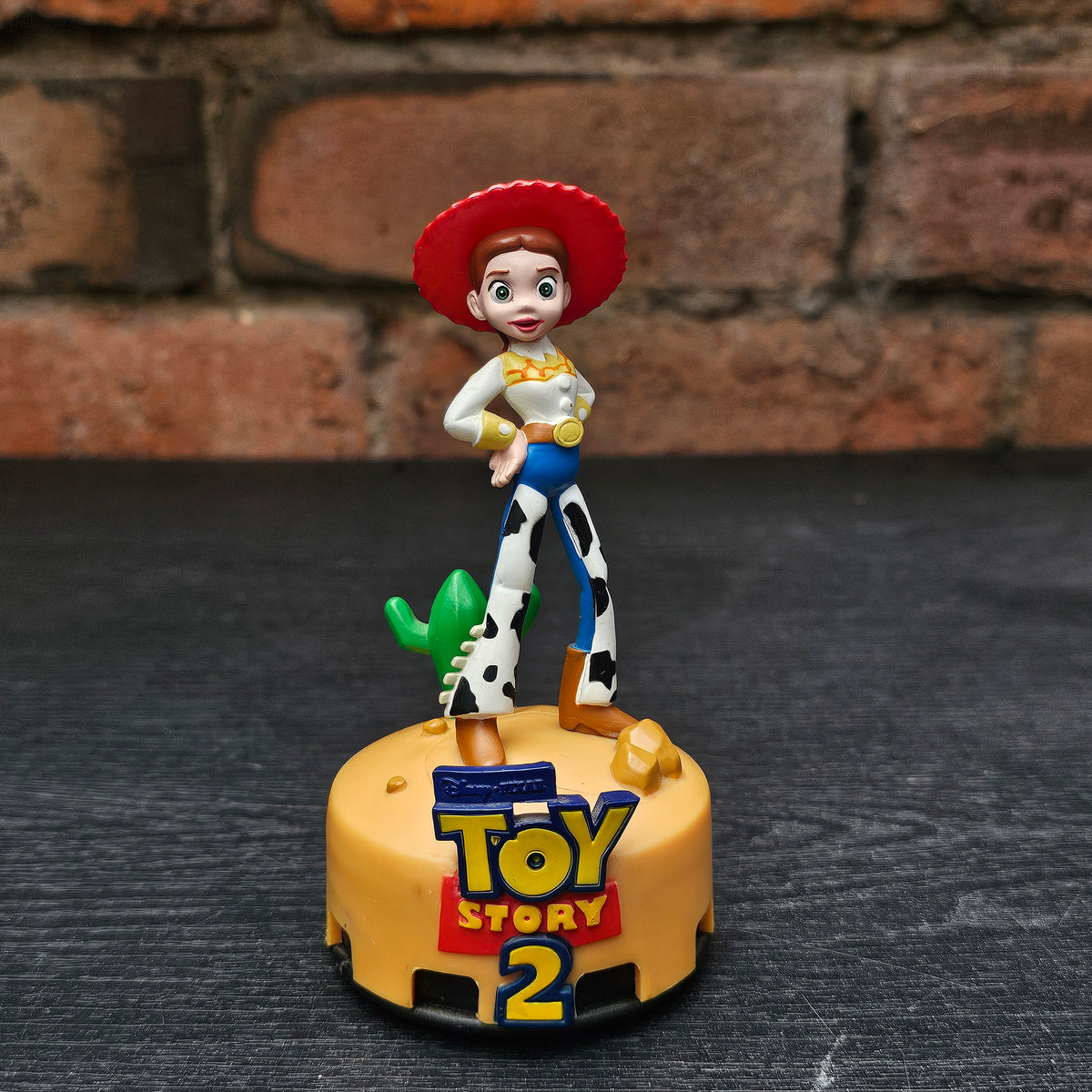 Pair of 1999 Disney Pixar Toy Story 2 Woody & Jessie car air freshener figures