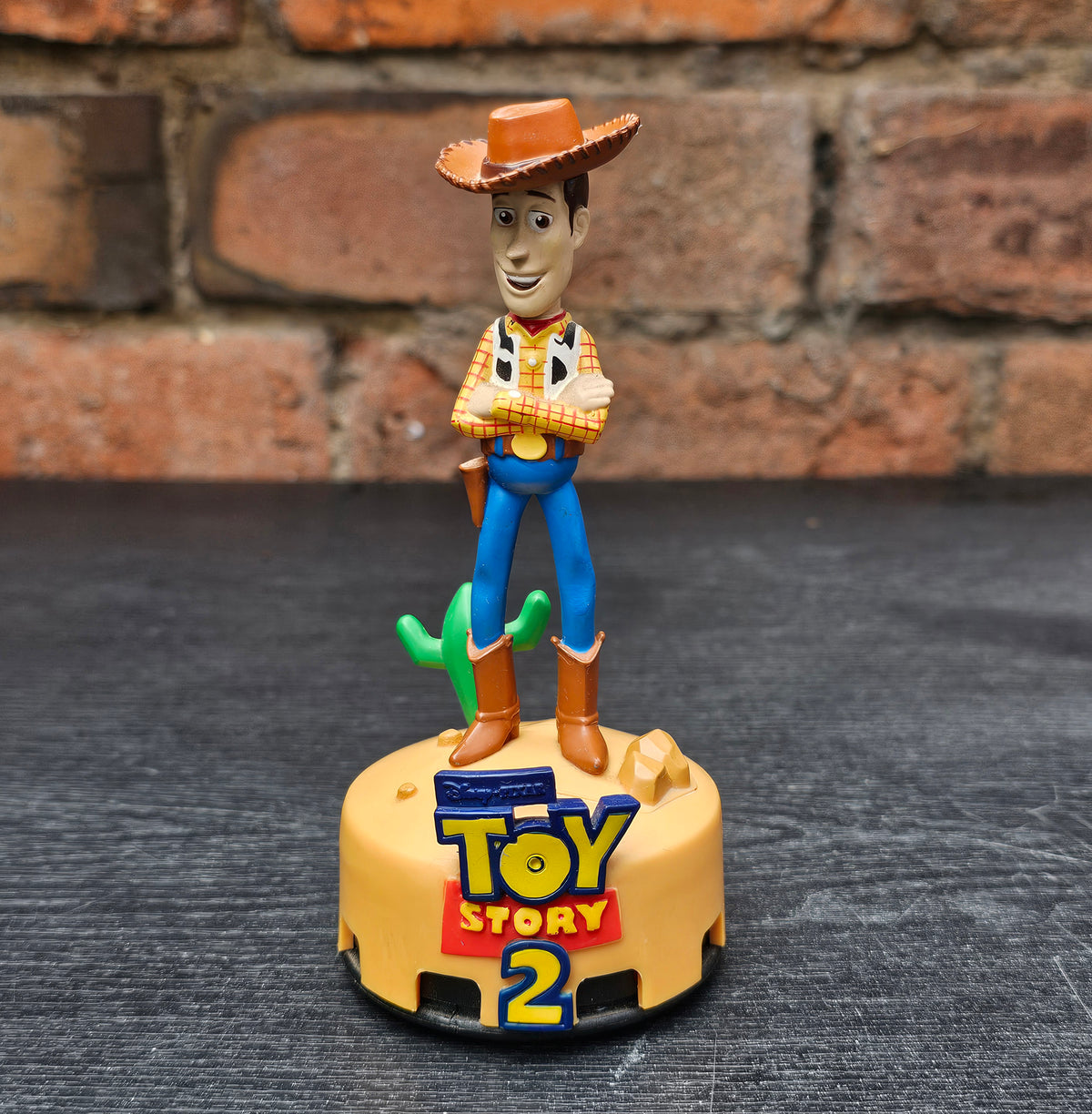 Pair of 1999 Disney Pixar Toy Story 2 Woody & Jessie car air freshener figures