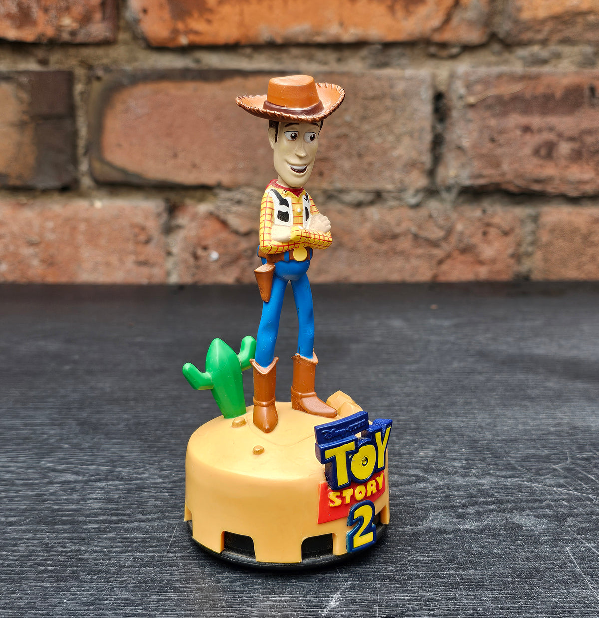 Pair of 1999 Disney Pixar Toy Story 2 Woody & Jessie car air freshener figures