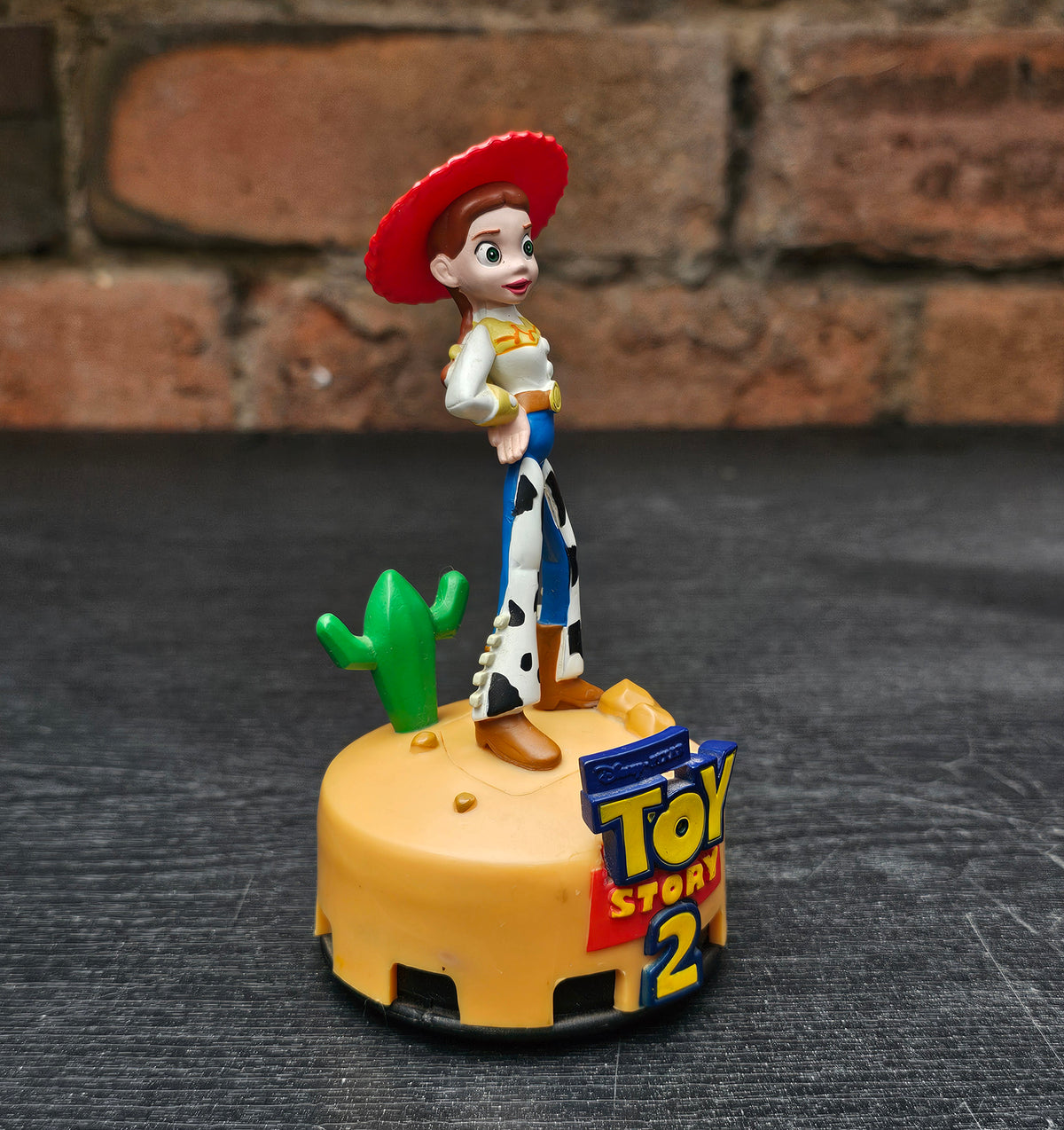Pair of 1999 Disney Pixar Toy Story 2 Woody & Jessie car air freshener figures