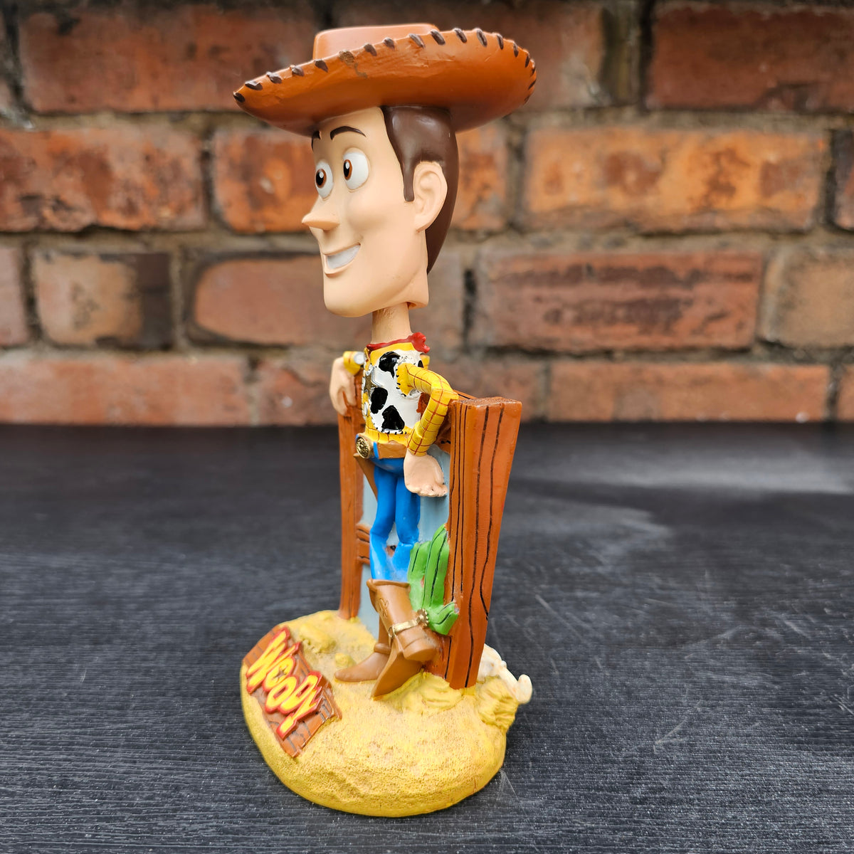 circa. 2001 Disney Pixar Toy Story Woody Bobble Dobbles bobblehead figurine