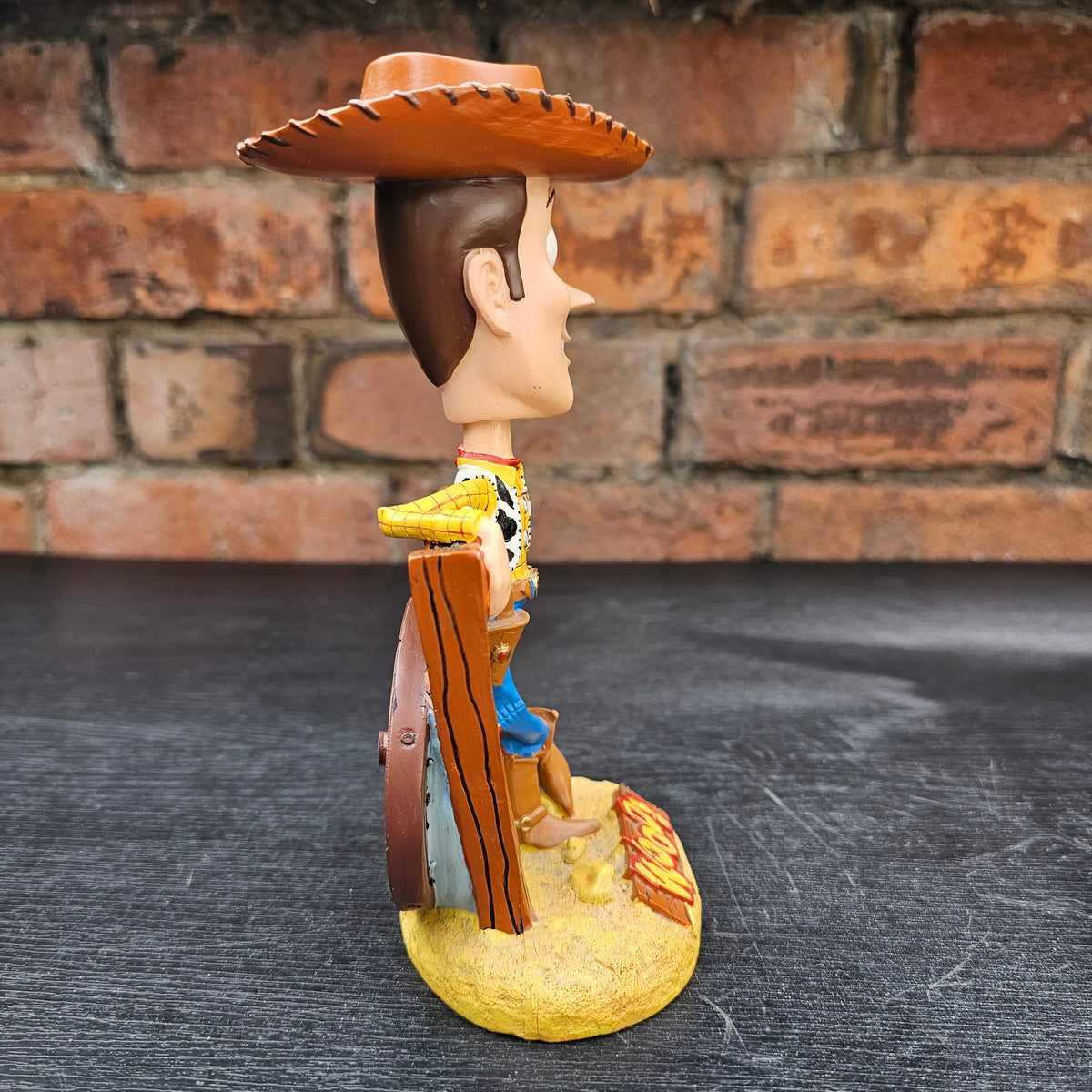 circa. 2001 Disney Pixar Toy Story Woody Bobble Dobbles bobblehead figurine