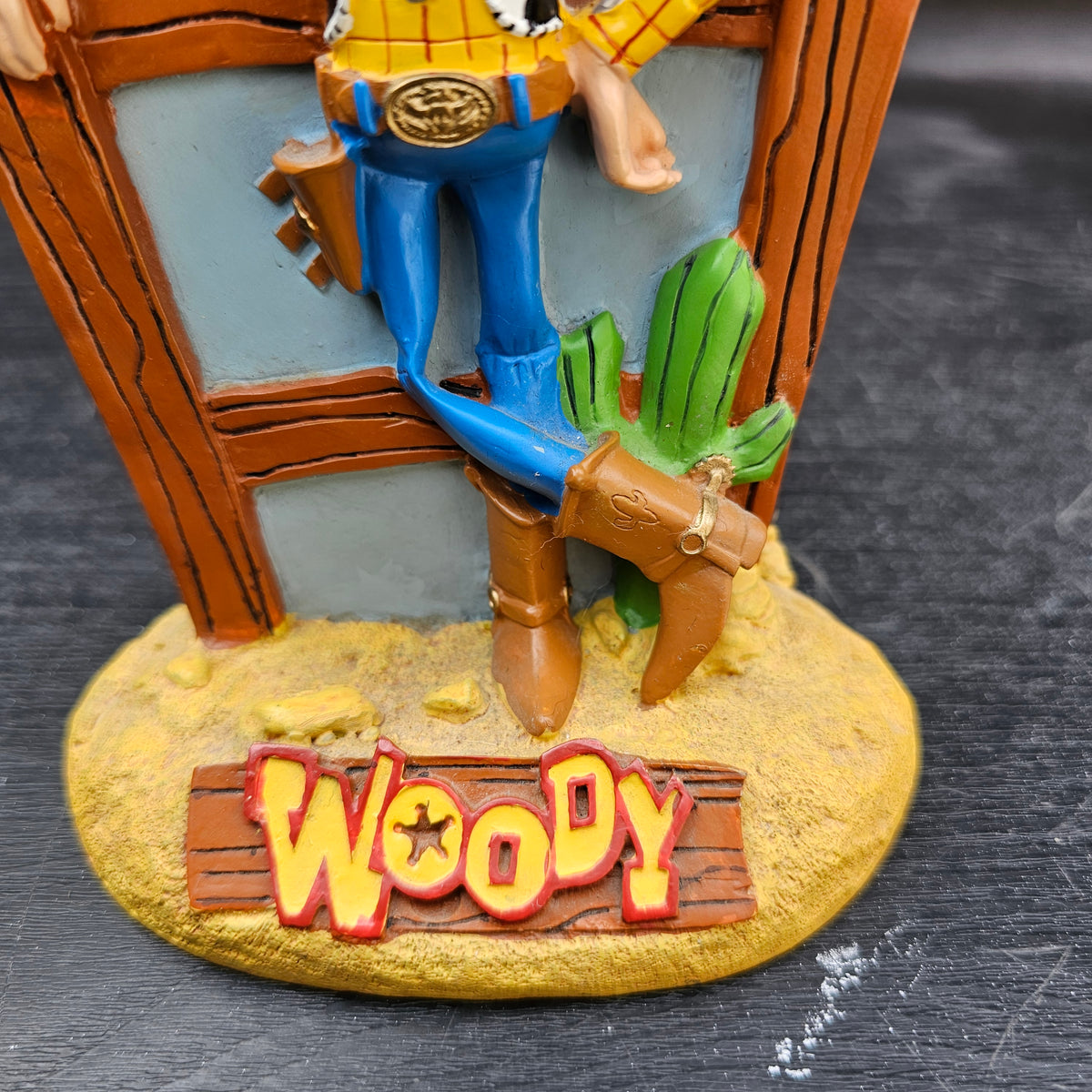 circa. 2001 Disney Pixar Toy Story Woody Bobble Dobbles bobblehead figurine