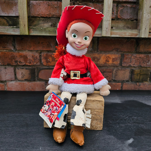 2000 Disney Store Toy Story 2 “Santa Helpers” Christmas Jessie doll with original tags