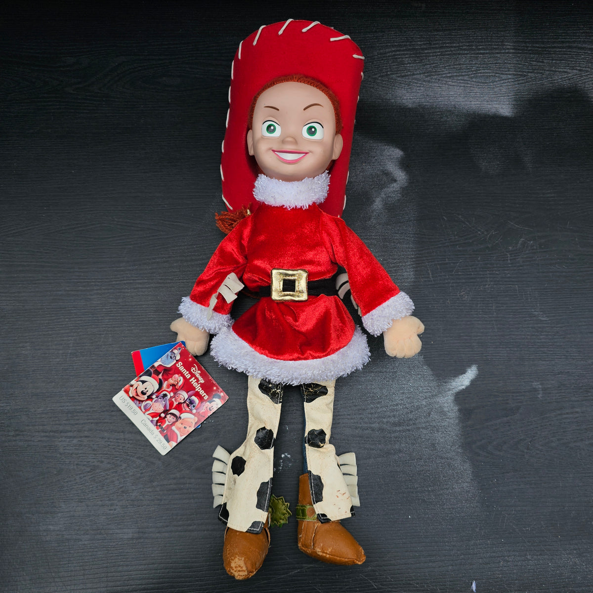 2000 Disney Store Toy Story 2 “Santa Helpers” Christmas Jessie doll with original tags