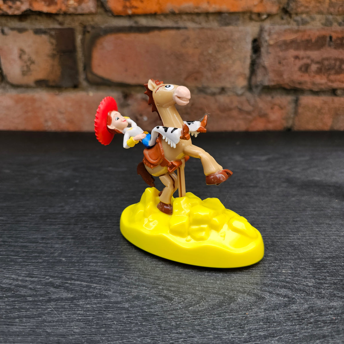 2010 Disney Pixar Toy Story 3 Shell petrol promo Jessie & Bullseye pull-back figure
