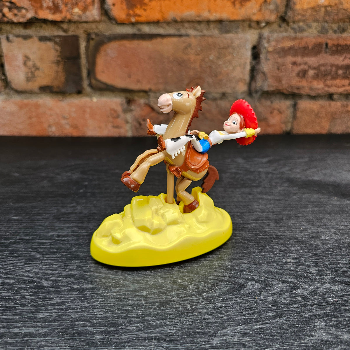 2010 Disney Pixar Toy Story 3 Shell petrol promo Jessie & Bullseye pull-back figure