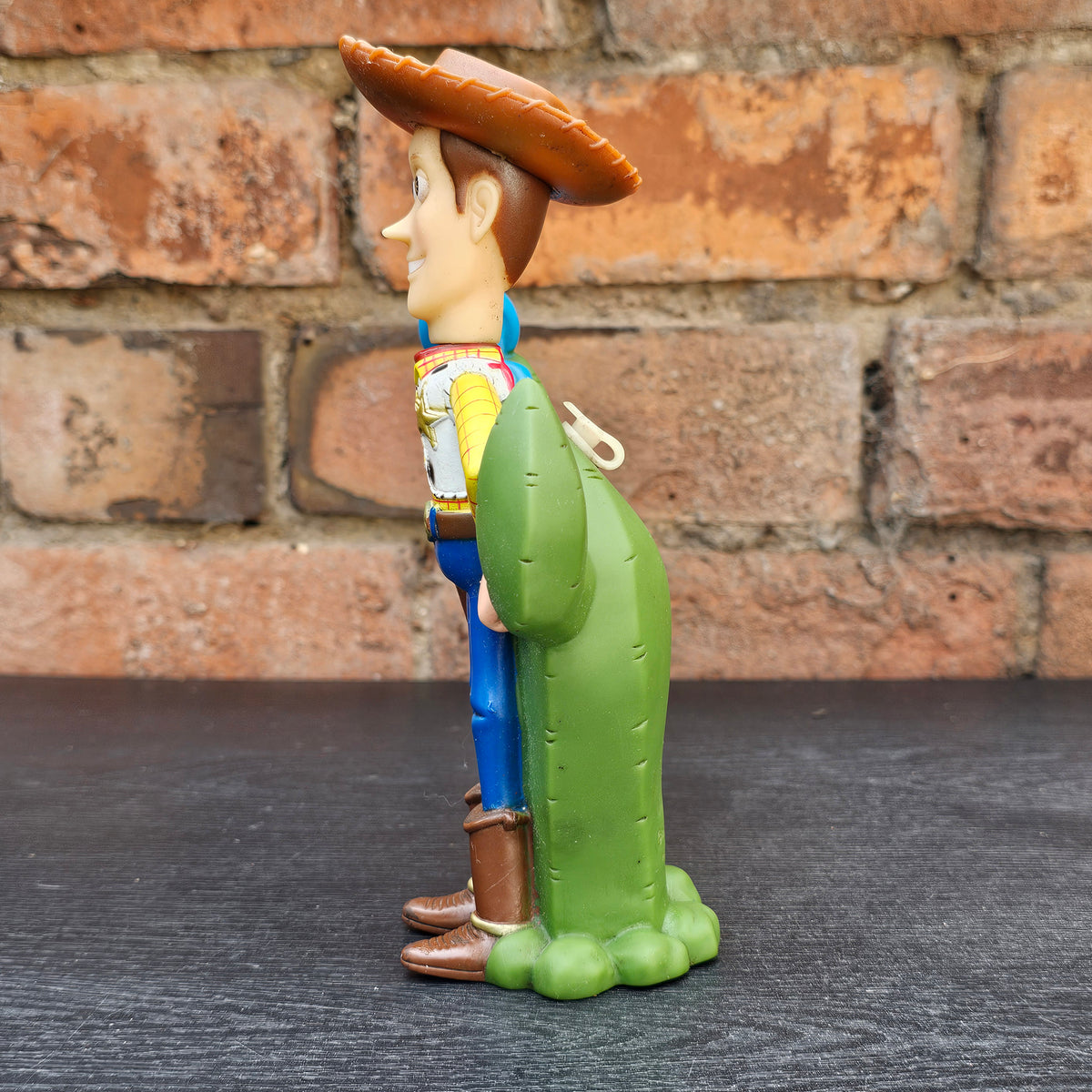 1999 Thinkway Toys Disney Pixar Toy Story 2 Woody cactus water squirter