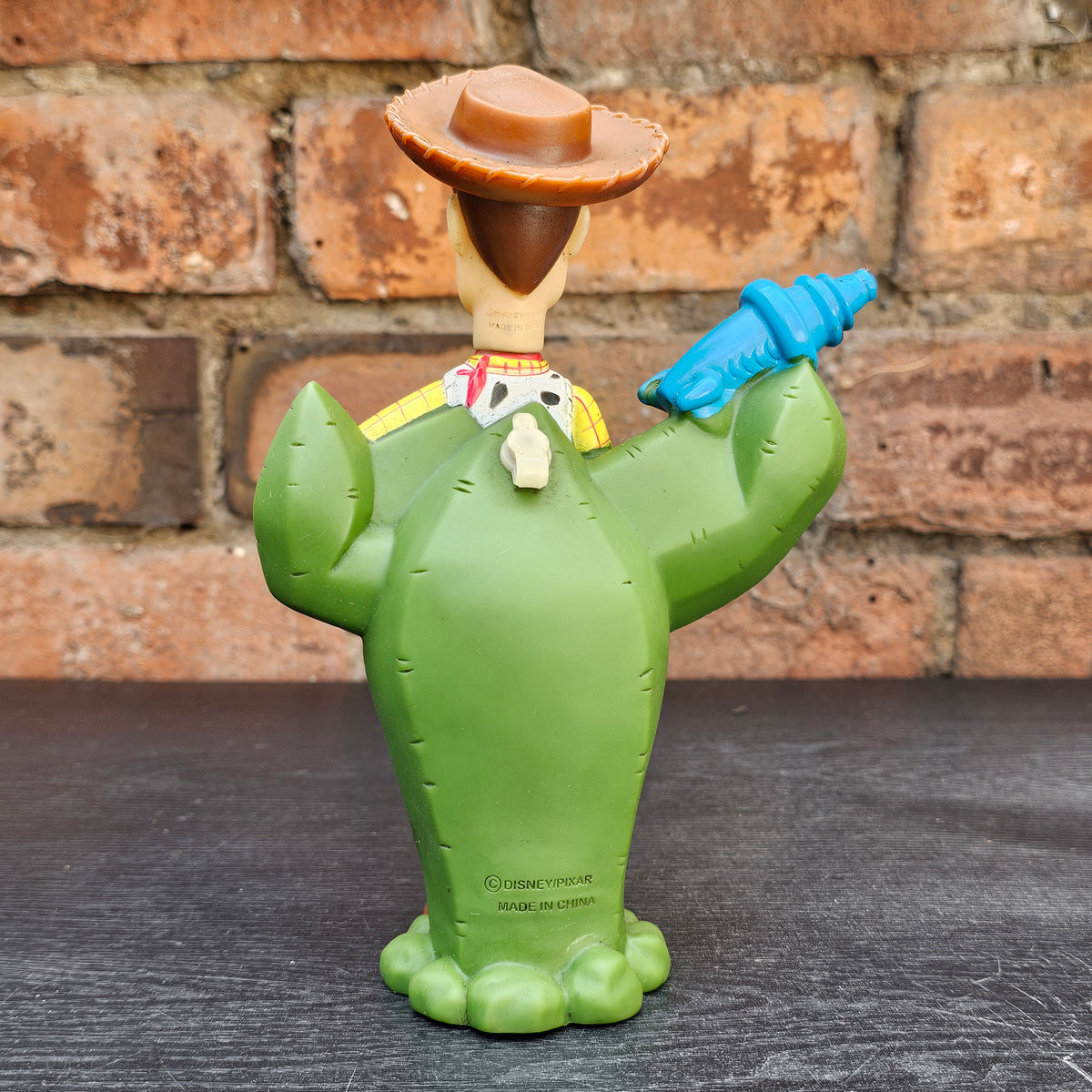 1999 Thinkway Toys Disney Pixar Toy Story 2 Woody cactus water squirter