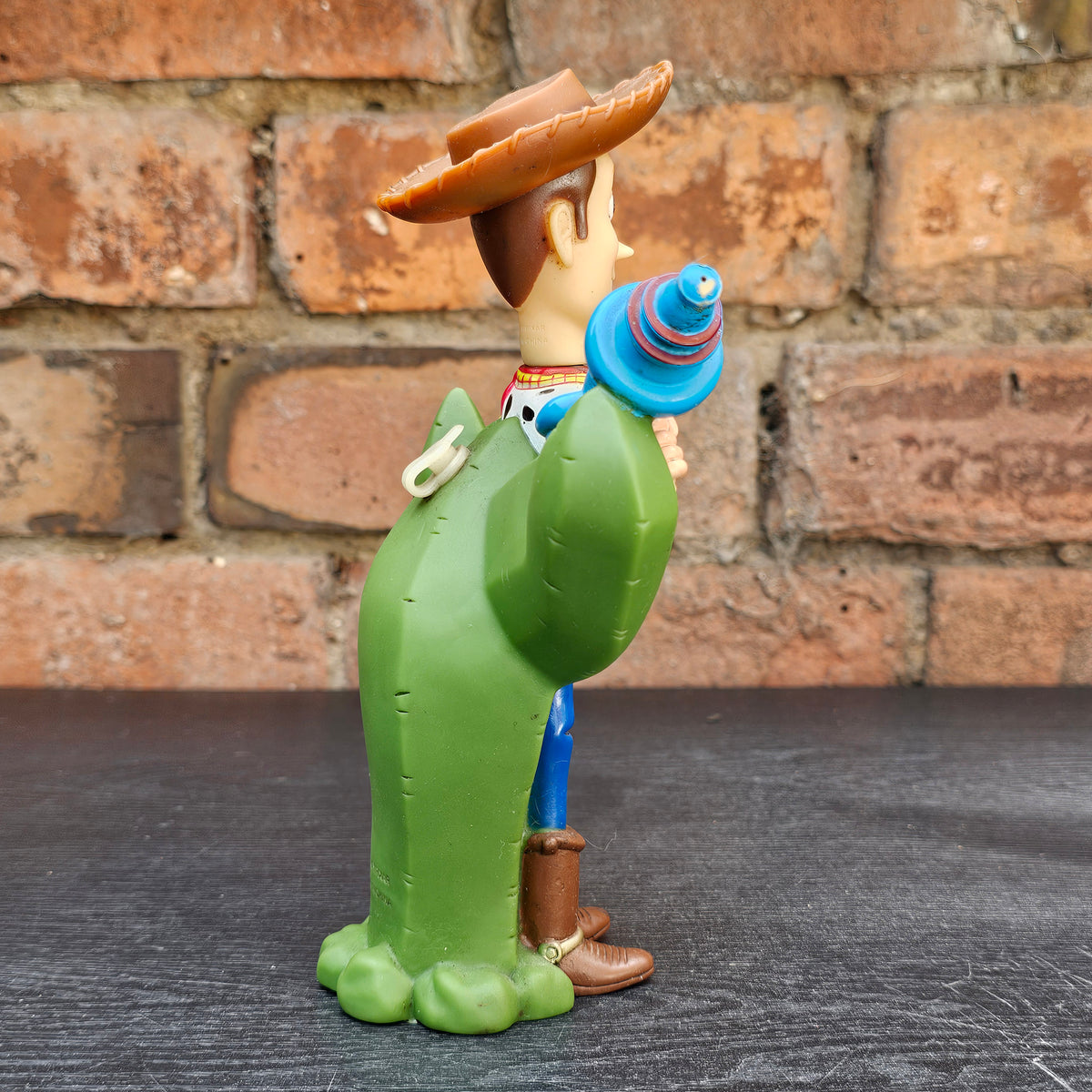 1999 Thinkway Toys Disney Pixar Toy Story 2 Woody cactus water squirter