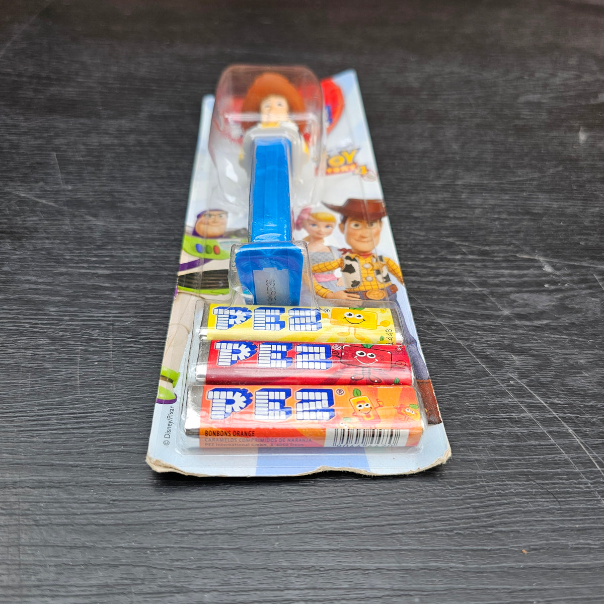 2019 sealed Disney Pixar Toy Story 4 Woody PEZ candy dispenser with refills