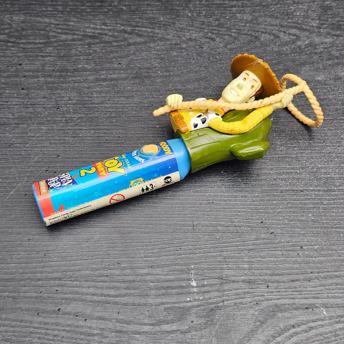1999 Disney Pixar Toy Story 2 Woody Spin Pop lollipop spinner