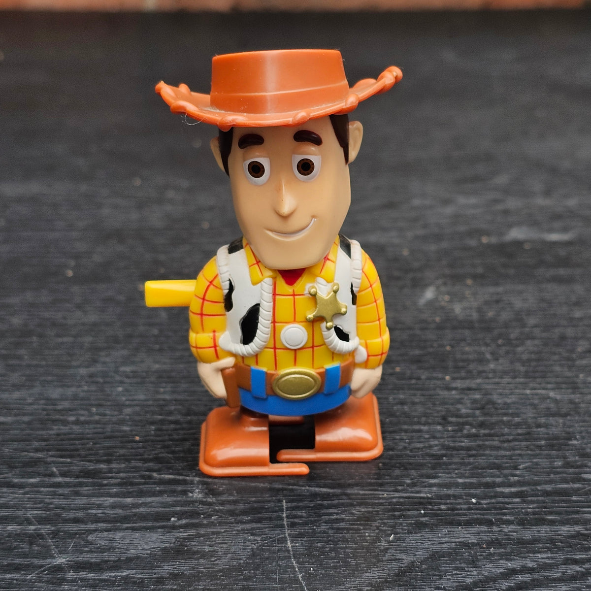 circa. 1999 Disney Pixar Toy Story Woody wind-up walking figure