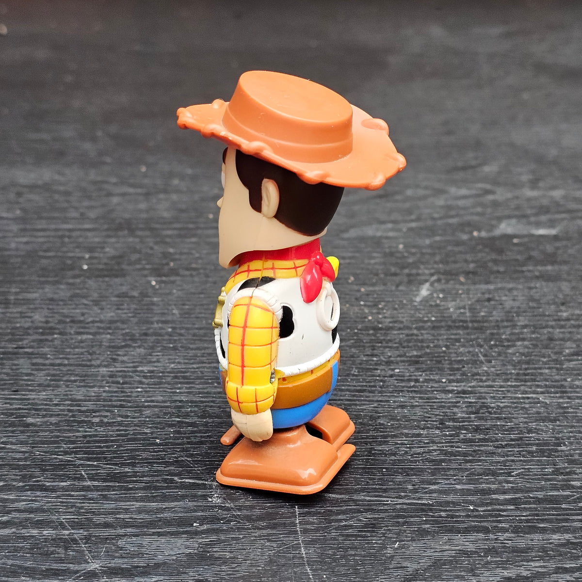 circa. 1999 Disney Pixar Toy Story Woody wind-up walking figure