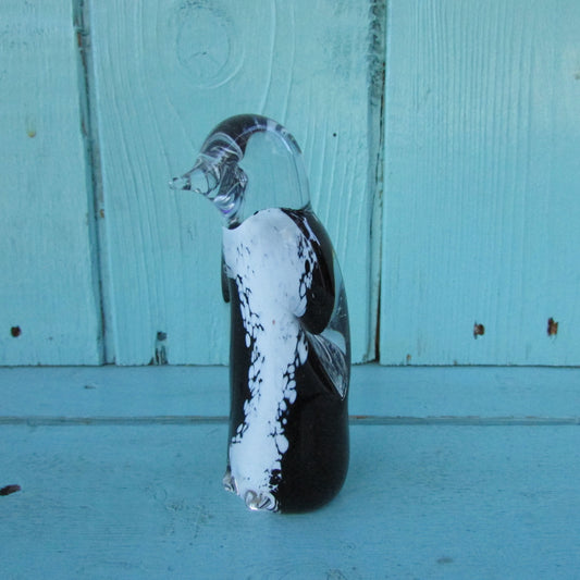 Collectable Höglund Art Glass, Sweden, penguin figurine