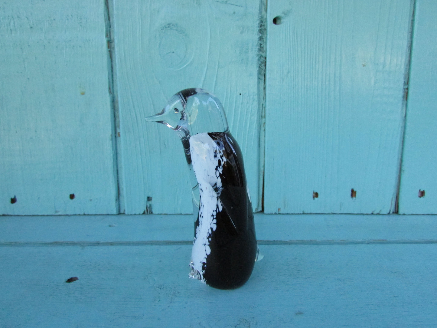 Collectable Höglund Art Glass, Sweden, penguin figurine