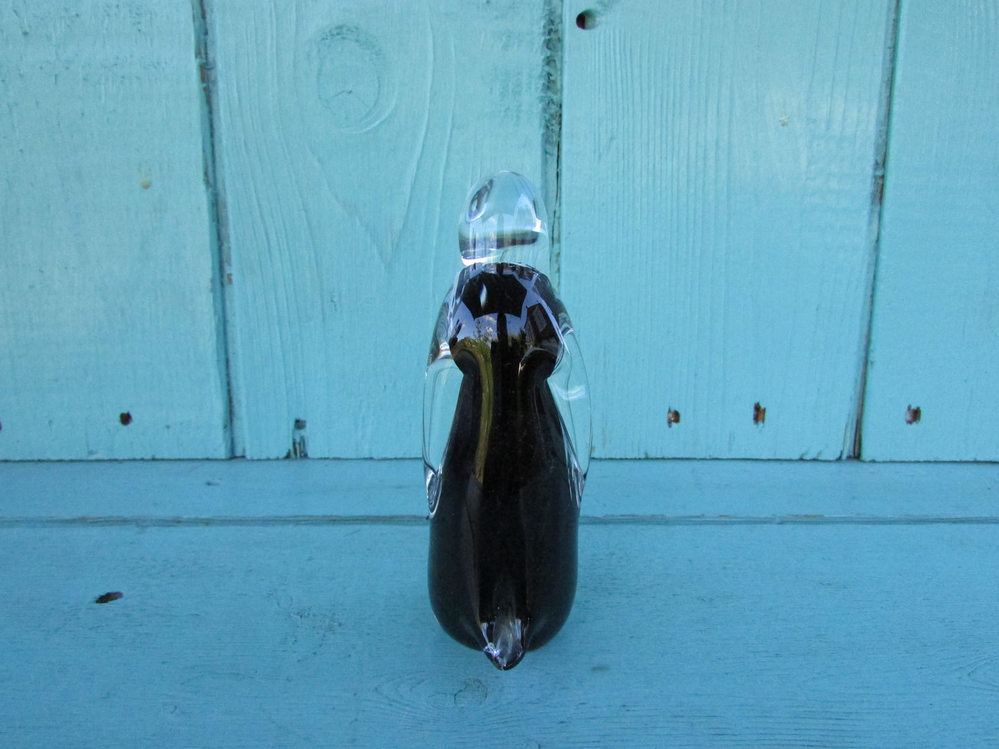 Collectable Höglund Art Glass, Sweden, penguin figurine