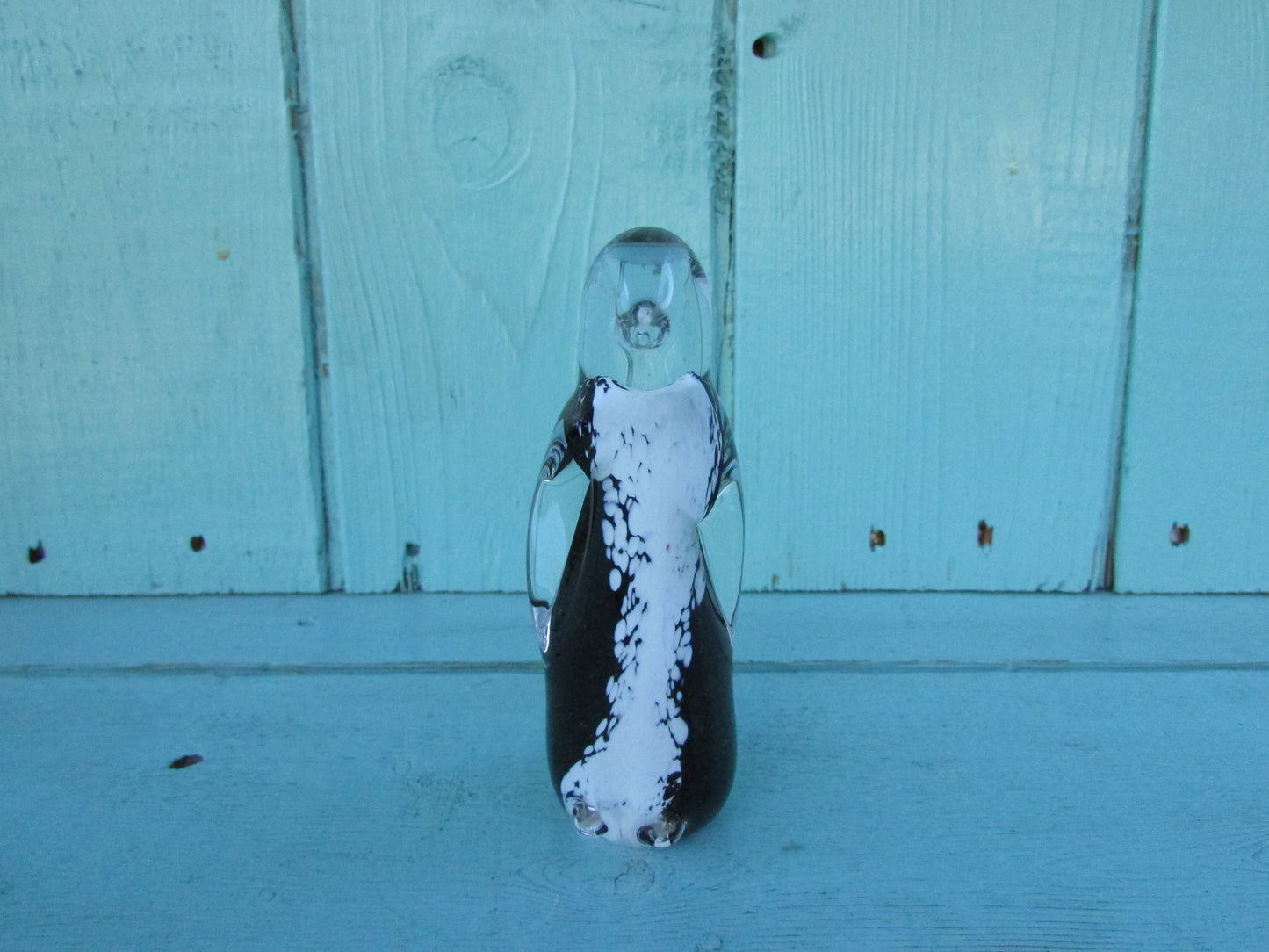 Collectable Höglund Art Glass, Sweden, penguin figurine