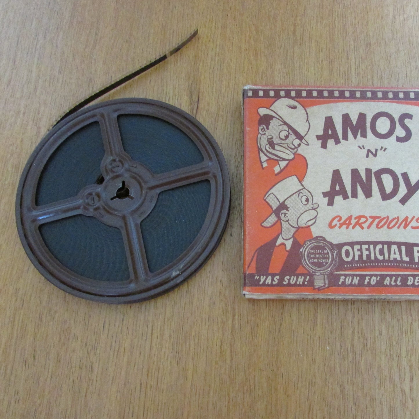 Two 1940s 16mm cartoon home movies: Amos "n" Andy, and A Little King