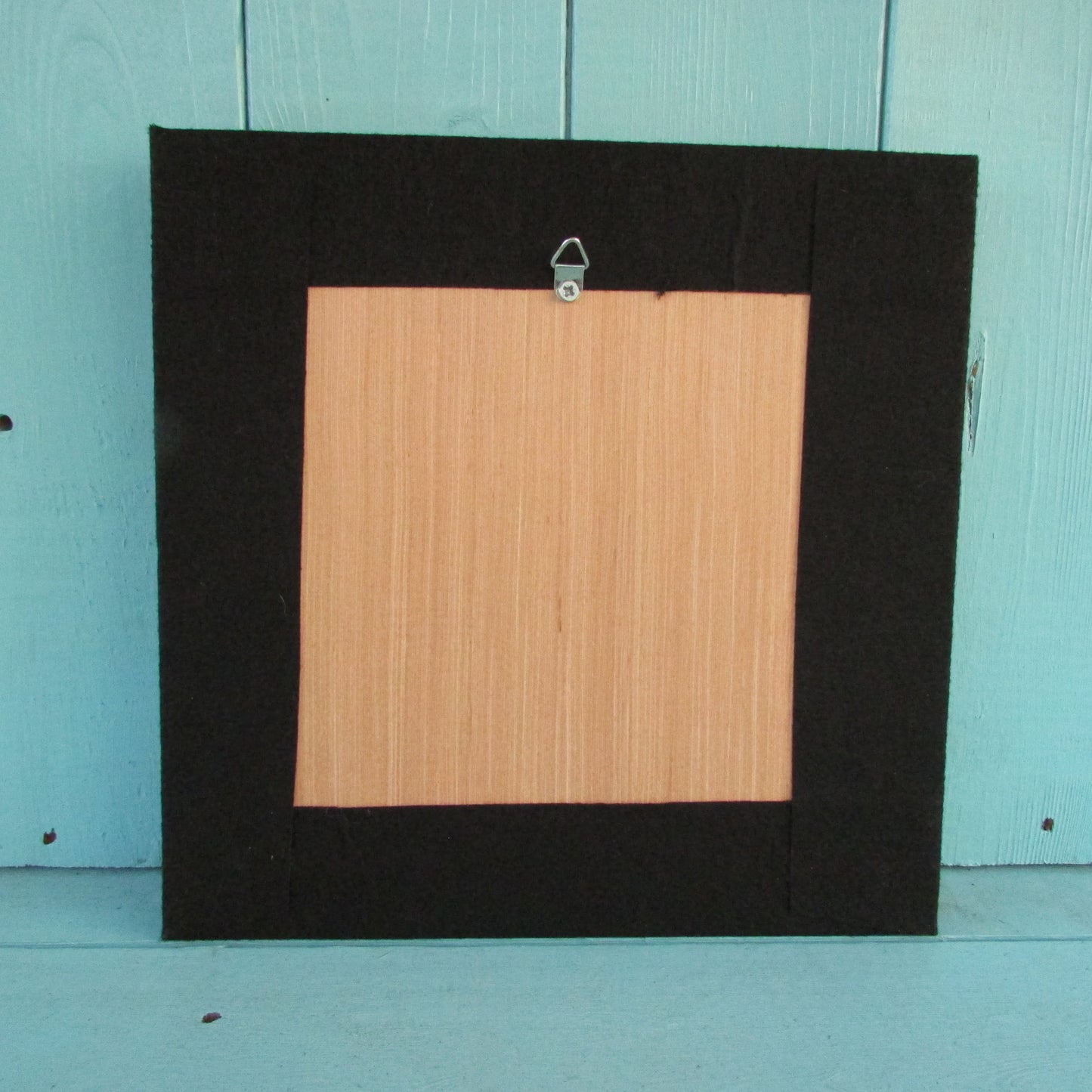 Home-made "Square" string art made from original 1973 pattern, black background