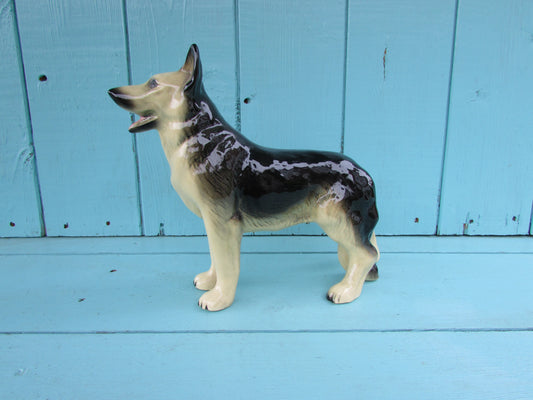 Vintage Coopercraft England ceramic German Shepherd/Alsatian