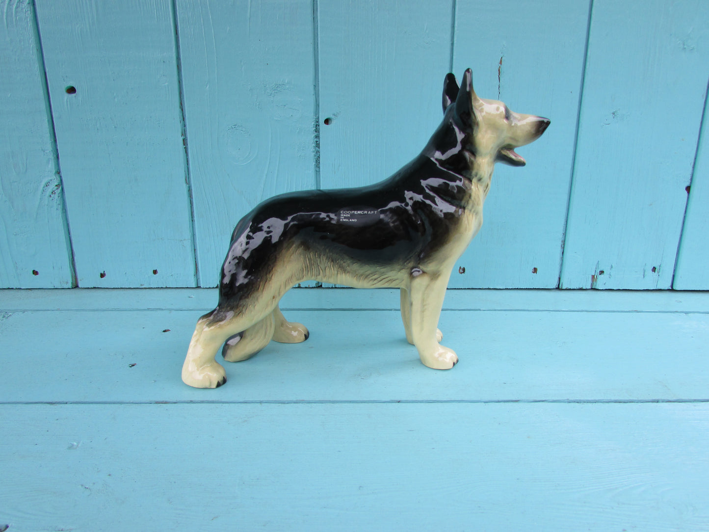 Vintage Coopercraft England ceramic German Shepherd/Alsatian