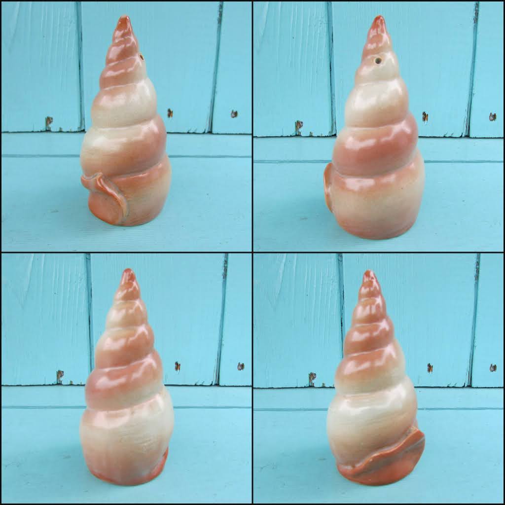 1960s Carlton Ware handpainted Australian Design ceramic shell cruet set