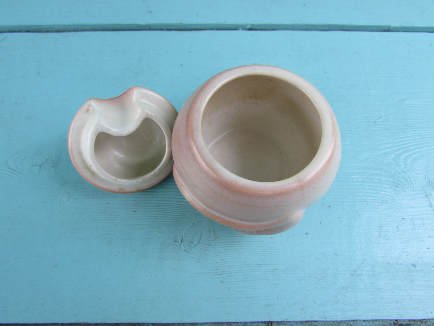 1960s Carlton Ware handpainted Australian Design ceramic shell cruet set