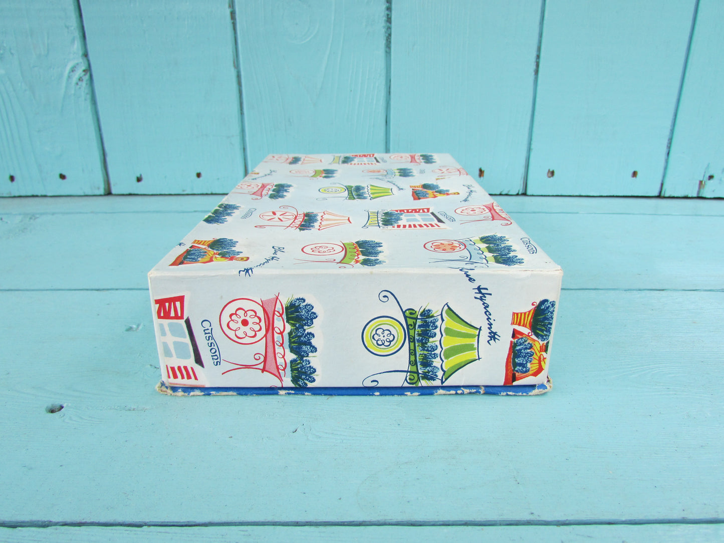 circa. 1960s unused Cussons Blue Hyacinth bath/toiletries gift set, boxed