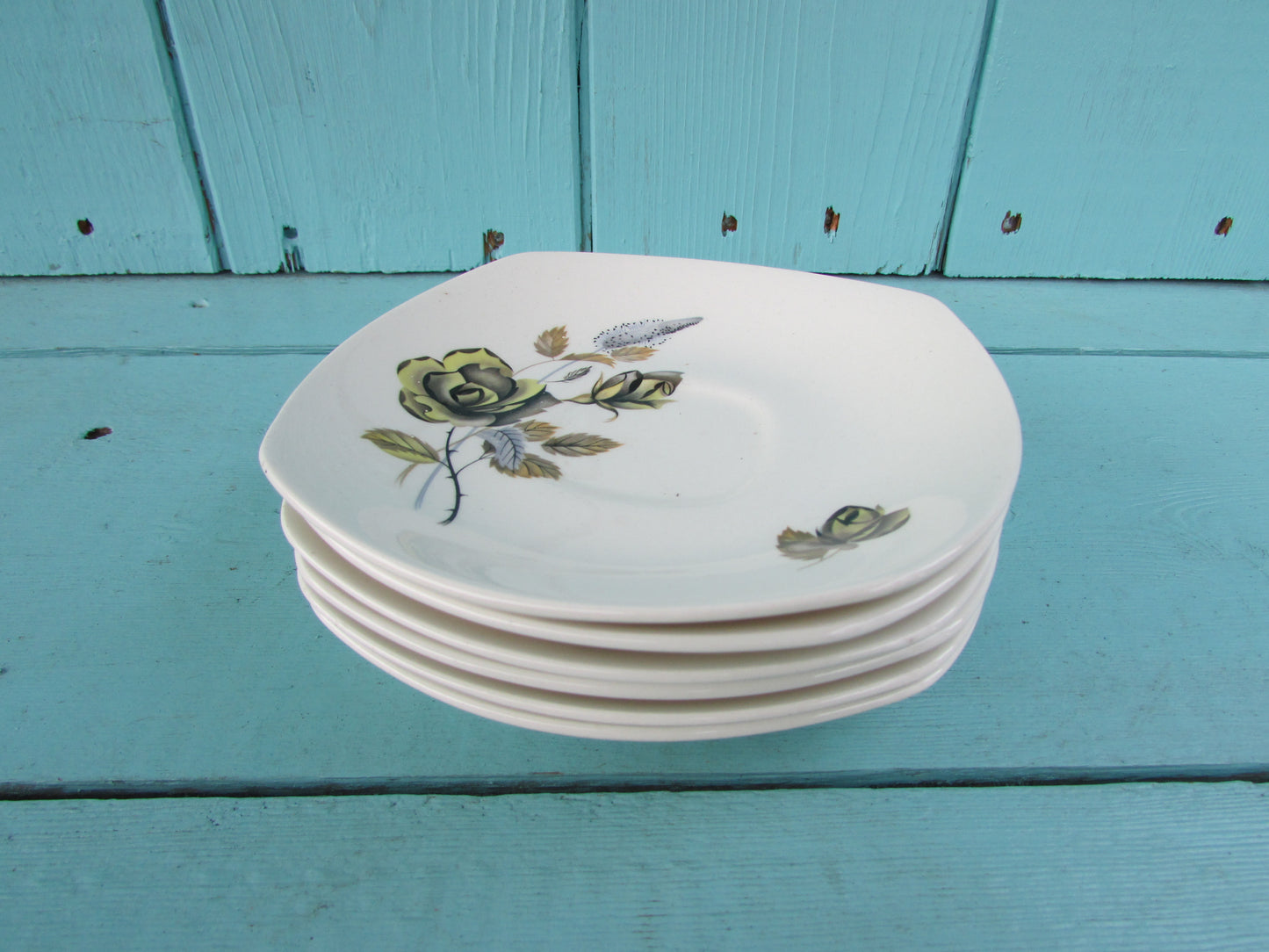 1962 Midwinter Stylecraft 'Brown Rose' tea set