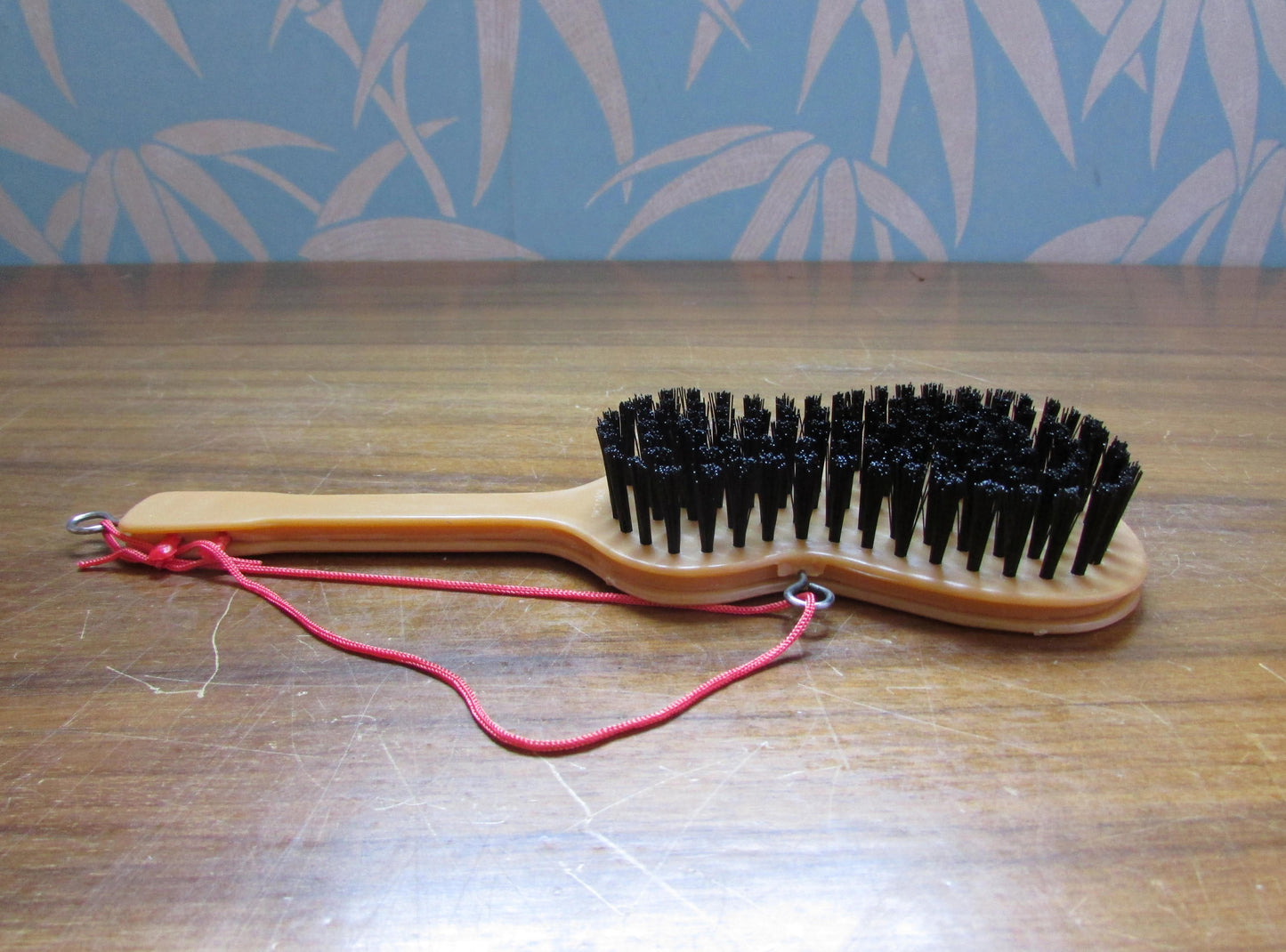 1970s/80s "I Love Malta" plastic guitar-shaped clothes/hair brush