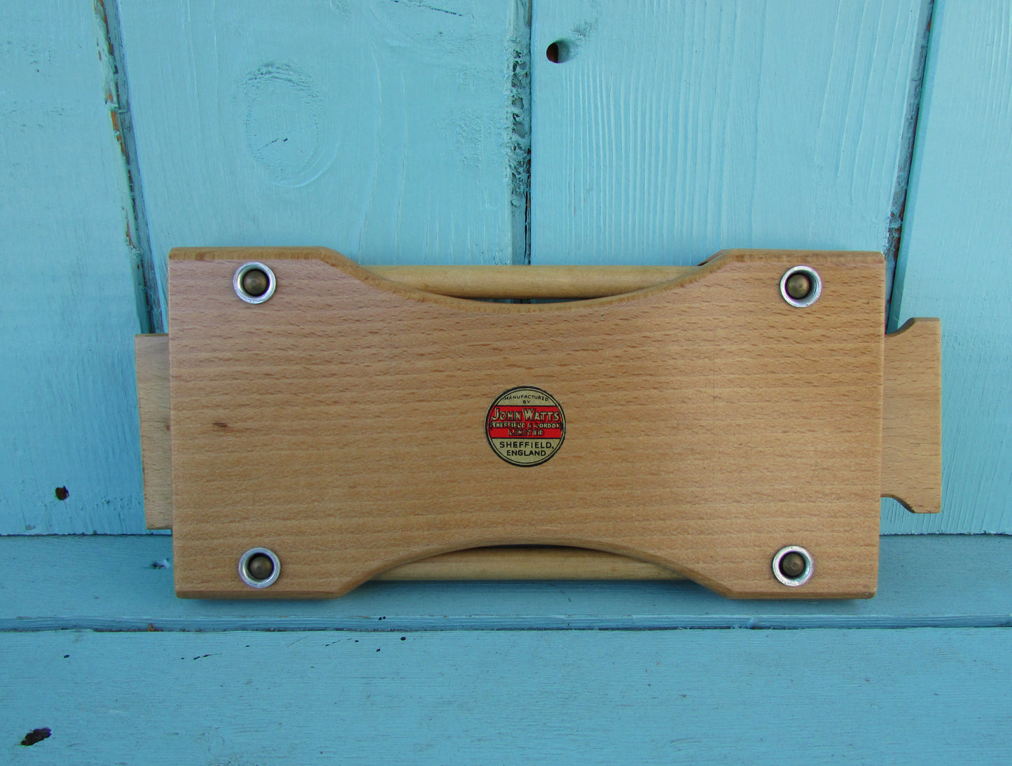 Vintage John Watts hardwood ironing tie press