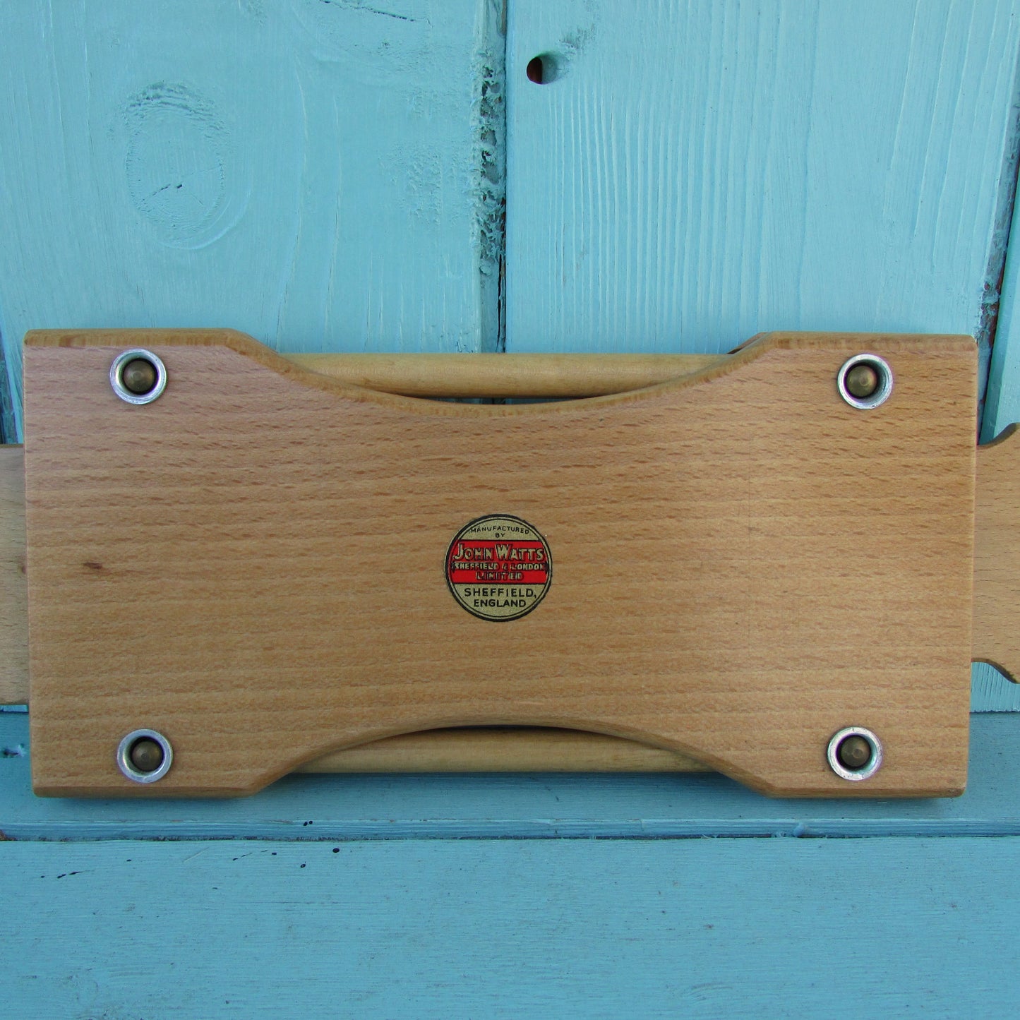 Vintage John Watts hardwood ironing tie press