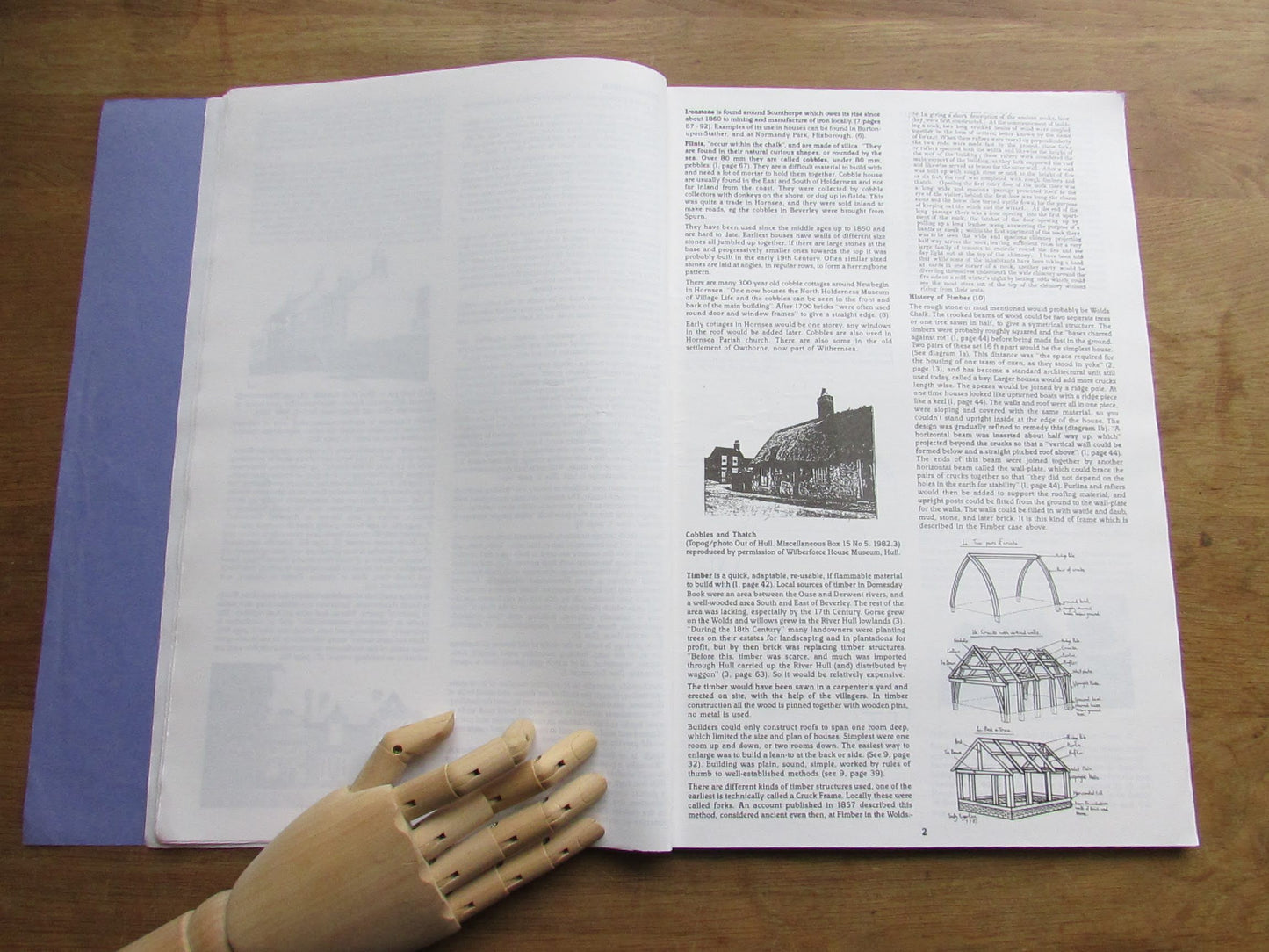 Assorted 1980s Humberside College of Education Local History Archives information books