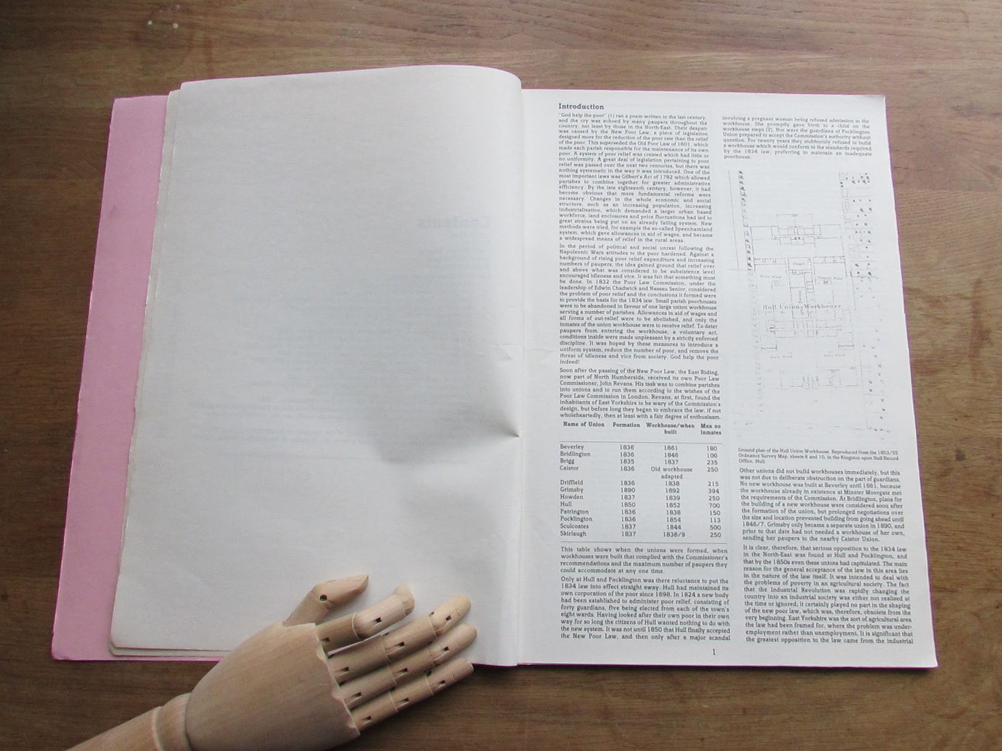 Assorted 1980s Humberside College of Education Local History Archives information books