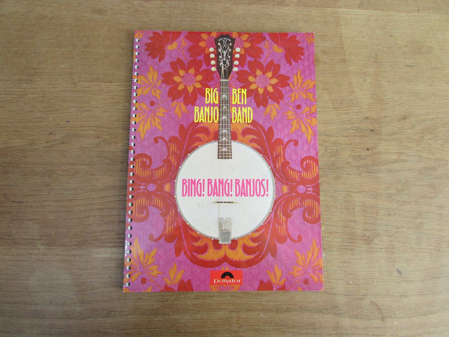 Home-made A4 wire-bound sketchbook using 100% recycled 140gsm Cartridge Paper, Bing! Bing! Banjo!