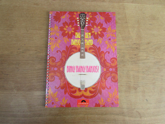 Home-made A4 wire-bound sketchbook using 100% recycled 140gsm Cartridge Paper, Bing! Bing! Banjo!